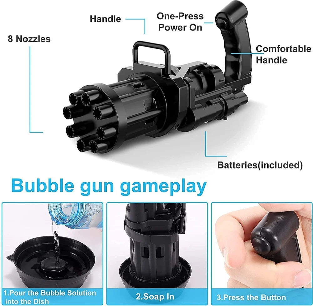 Bubble Gun & Fan