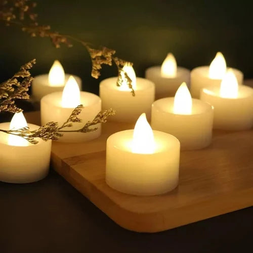 Selorven LED Tea Light Candles – Pack of 24